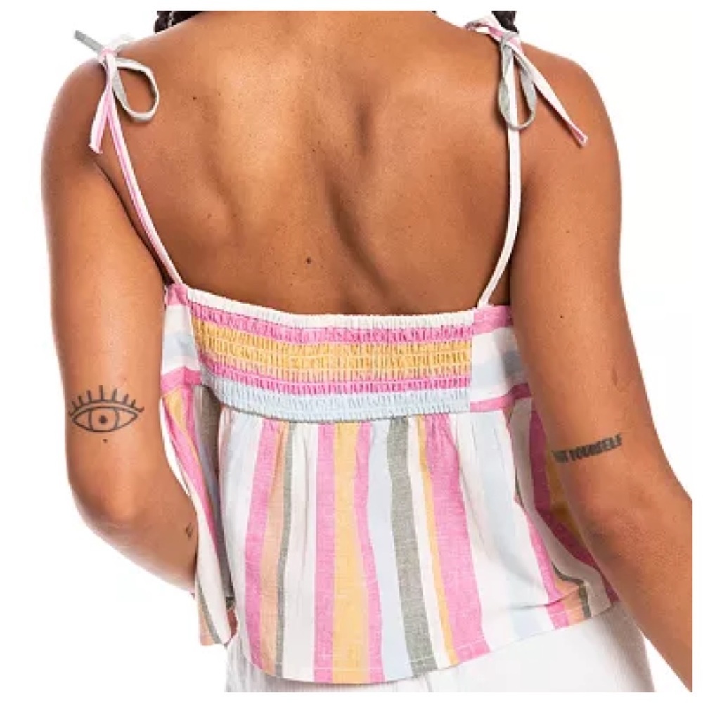 Roxy Open Eyes Striped Tank Top - Picture 3 of 6